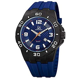 【中古】【輸入品・未使用】Joshua & Sons Men 's jx115buブラックイオンプレーティングWatch with