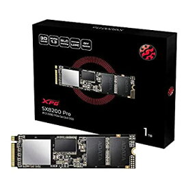 【中古】【輸入品・未使用】ADATA ASX8200PNP-1TT-C XPG SX8200 Pro PCIe Gen3x4 M.2 2280 SSD 1TB NAND フラッシュ 3D TLC