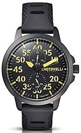 【中古】【輸入品・未使用】Chotovelli Aviatorメンズ腕時計24?/日付表示グレーArmyパイロットストラップ33.12