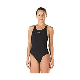 【中古】【輸入品・未使用】Speedo LZR Racer Pro Recordbreaker 快適ストラップ付き 女性用 ブラック/オレンジ 26