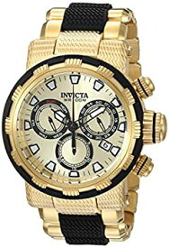 【中古】【輸入品・未使用】Invicta Men's Specialty Quartz Chronograph Gold Dial Watch 23978