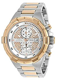 【中古】【輸入品・未使用】Invicta Men's Aviator Steel Bracelet & Case Quartz Silver-Tone Dial Analog Watch 28118