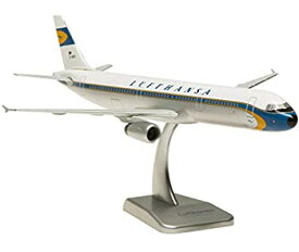【中古】【輸入品・未使用】A321 ルフトハンザドイツ航空 レトロカラー ランディングギアなし・スタンド付属