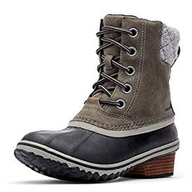 【中古】【輸入品・未使用】Sorel - レディース スリムパック レースII 防水断熱ブーツ US サイズ: 24 カラー: グレイ