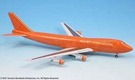【中古】【輸入品・未使用】Braniff Airlines ウルトラオレンジ ボーイング 747-200 飛行機ミニチュアモデル N602BN ダイカスト 1:200 パーツ# A012-IF742005