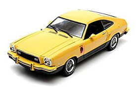 【中古】【輸入品・未使用】フォード ムスタング II スタリオン ダークイエロー/ブラック 1976年モデルカー 完成品 グリーンライト 1:18