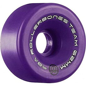 【中古】【輸入品・未使用】RollerBones Team Logo 101a Roller Skate Wheels - Purple - 62mm