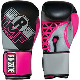 【中古】【輸入品・未使用】(300ml%カンマ% Pink/black) - Ringside Women's IMF Tech Boxing Kickboxing Muay Thai Training Gloves Sparring Punching Mitts