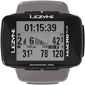 【中古】【輸入品・未使用】LEZYNE マクロプラス GPS ブラック ワンサイズ