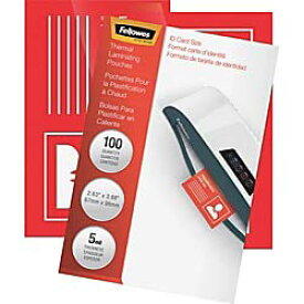 【中古】【輸入品・未使用】Fellowes Laminating Pouches%カンマ% 5mil%カンマ% 3 7/8 x 2 5/8%カンマ% 100/Pack by Fellowes