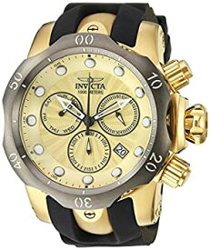 【中古】【輸入品・未使用】Invicta Men's 24258 Venom Quartz Chronograph Gold Dial Watch