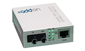 【中古】【輸入品・未使用】AddOn 1Gbs 1 RJ-45 to 1 ST Media Converter - Fiber media converter - GigE - 1000Base-SX%カンマ% 1000Base-TX - RJ-45 / ST multi-mode - up t
