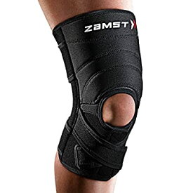 【中古】【輸入品・未使用】Zamst ZK 7膝サポーター - ブラック、X-ラージ