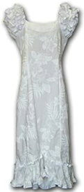 【中古】【輸入品・未使用】Dress Forever ハイビスカスウェディングハワイアンムーム US サイズ: X-Large カラー: ホワイト