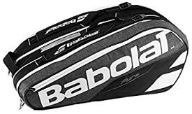 【中古】【輸入品・未使用】Babolat(バボラ) テニス バドミントン ラケットバッグ ピュアライン 9本収納可 BB751134 グレー(290)