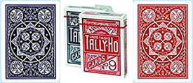 【中古】【輸入品・未使用】Tally Ho No.9 ファンバック トランプ 12デッキセット (赤6枚&青6枚)