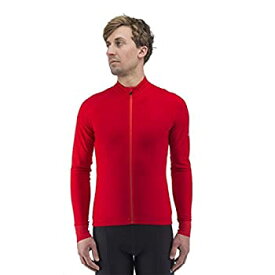 【中古】【輸入品・未使用】Giro Chrono Thermal Long Sleeve Jersey - Men's Bright Red%カンマ% L