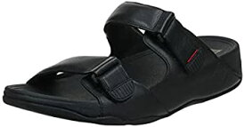 【中古】【輸入品・未使用】FitFlop メンズ ゴッホ モック スライド イン レザー サンダル%カンマ% ブラック%カンマ% 11