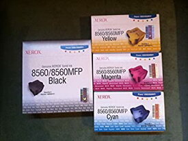 【中古】【輸入品・未使用】Genuine Xerox Phaser 8560/8560mfp Solid Ink 4 Color Set 6 Black%カンマ% 3 Yellow%カンマ% 3 Cyan%カンマ% and 3 Magenta 108R00723%カンマ% 108R00724%カ