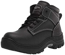 【中古】【輸入品・未使用】Skechers Work Burgin Congaree Men's Boot 8.5 3E US Black