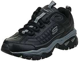 【中古】【輸入品・未使用】Skechers Men's Energy Afterburn Lace-Up Sneaker%カンマ%Black/Gray%カンマ%12 M US