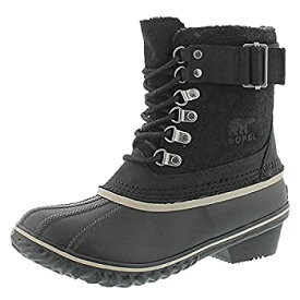 【中古】【輸入品・未使用】Sorel レディース 冬用ファンシーレースII ブーツ ミッドカーフ US サイズ: 7.5 カラー: ブラック