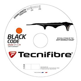 【中古】【輸入品・未使用】テクニファイバー(Tecnifibre) ブラックコードBlack Code 200MロールTFR503／TFR504／TFR505／TFR506 硬式テニス ポリエステル ガット / 1.28mm
