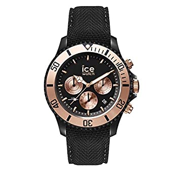 100%品質保証!  Ice-Watch Men's Urban 016307 Black Silicone Quartz Fashion Watch