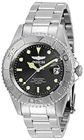 【中古】【輸入品・未使用】Invicta Men's Pro Diver Steel Bracelet & Case Quartz Black Dial Analog Watch 29937