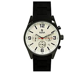 【中古】【輸入品・未使用】ロシア腕時計 Slava SL10190BWB メンズ リストウォッチ パラジウムメッキ 3気圧