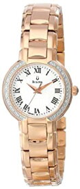 【中古】【輸入品・未使用】ブローバWomen &apos;s 98r156クラシックラウンドDiamond Accented Watch