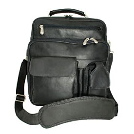 【中古】【輸入品・未使用】Piel 9927-BLK Men&apos;s Leather Bag - Black