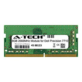 【中古】【輸入品・未使用】A-Tech 8GB モジュール Dell Precision 7710 ノートパソコン&ノートブック用 DDR4 2666Mhz メモリラム対応 (ATMS316779A25978X1)