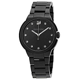 【中古】【輸入品・未使用】スワロフスキー 5181626 シティ ブラック ブレスレット レディース 腕時計