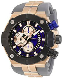 【中古】【輸入品・未使用】Invicta Men's Sea Hunter Grey Silicone Band Steel Case Quartz Blue Dial Analog Watch 29836