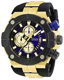 【中古】【輸入品・未使用】Invicta Men's Sea Hunter Black Silicone Band Steel Case Quartz Blue Dial Analog Watch 29835