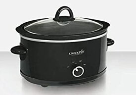 【中古】【輸入品・未使用】7-Quart Manual Slow Cooker%カンマ% Black%カンマ% Serves Over 9 People by Crock-Pot