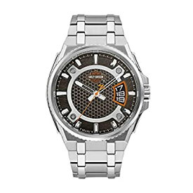 【中古】【輸入品・未使用】Harley-Davidson 76B180 メンズバー&シールド寸法ステンレススチール腕時計
