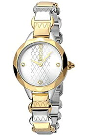 【中古】【輸入品・未使用】Just Cavalli Women 's jc1l033?m0055?Estroシルバーダイヤル2つのトーンステンレススチールBand Watch。