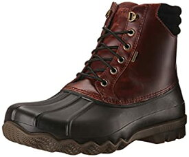 【中古】【輸入品・未使用】Sperry Mens Avenue Cap Toe Leather Safety Boots%カンマ% Black%カンマ% Size 7