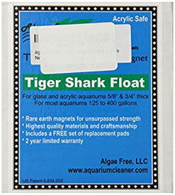 【中古】【輸入品・未使用】AlgaeFree Tigershark Plus Floating Aquarium Cleaner Magnet by Algae Free Llc