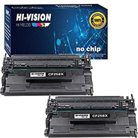 【中古】【輸入品・未使用】HI-VISION 高収率58X CF258X 互換トナーカートリッジ (チップなし) Laserjet Pro M404dn M404dw M404n MFP M428fdw M428fdn M428dw M304 (ブラッ