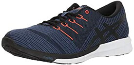 【中古】【輸入品・未使用】ASICS Men's Performance fuzeX Knit Running Shoe%カンマ% Dark Blue/Black/Cherry Tomato 9.5 D(M) US