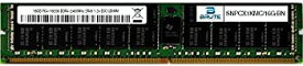 【中古】【輸入品・未使用】Brute NetworksSNPCX1KMC/16G-BN - 16GB PC4-19200 DDR4-2400Mhz 2Rx8 1.2v ECC UDIMM (OEM PN# SNPCX1KMC/16G相当)