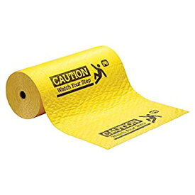 【中古】【輸入品・未使用】Safety Message Mat%カンマ% New Pig Chat Mat Yellow Absorbent Roll%カンマ%%ダブルクォーテ%Caution-Watch Your Step%ダブルクォーテ%%カンマ% 13 Gal Absorbency