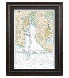 【中古】【輸入品・未使用】patriotgearcompany : Framed Nautical Chart ; NOAA 11376???モバイルベイ