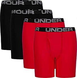 【中古】【輸入品・未使用】Under Armour Boys' Big Charged Cotton Stretch Boxer Jock%カンマ% Red%カンマ% YSM