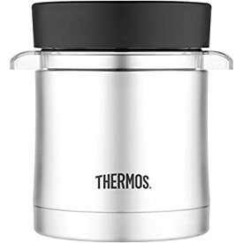 【中古】【輸入品・未使用】Thermos Food Jar with Microwavable Container%カンマ% 12-Ounce%カンマ% Stainless Steel　フードジャー　340g