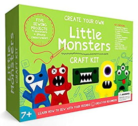 【中古】【輸入品・未使用】CraftLab Little Monsters Beginner Sewing Craft Kit for Kids Children (age 7-12).