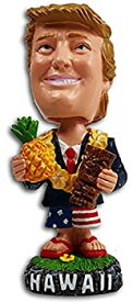 【中古】【輸入品・未使用】President Trump Hawaii Bobble HeadダッシュボードドールTikiパイナップル
